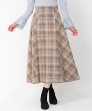 画像をギャラリービューアに読み込む, ロービングチェックAラインスカート/MM447212