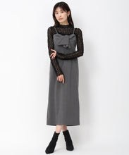 画像をギャラリービューアに読み込む, ねじりリボンキャミワンピース (グレー)