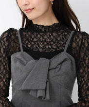 画像をギャラリービューアに読み込む, ねじりリボンキャミワンピース