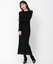 画像をギャラリービューアに読み込む, 【10月上旬発売予定/WEB先行予約販売】レース襟ロングニットワンピース/MM447408