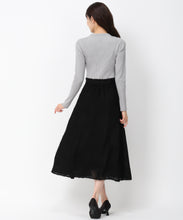 画像をギャラリービューアに読み込む, フェザースカートドッキングワンピ/MM447409