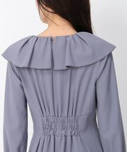 画像をギャラリービューアに読み込む, カシュクールラッフルワンピース/MM447413