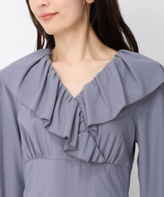 画像をギャラリービューアに読み込む, カシュクールラッフルワンピース/MM447413