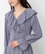 画像をギャラリービューアに読み込む, カシュクールラッフルワンピース/MM447413