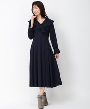 画像をギャラリービューアに読み込む, カシュクールラッフルワンピース/MM447413