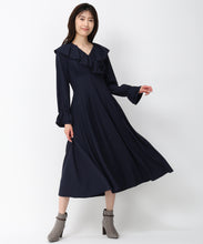 画像をギャラリービューアに読み込む, カシュクールラッフルワンピース/MM447413