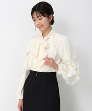 画像をギャラリービューアに読み込む, フリルボウタイブラウス/MM448101