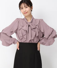 画像をギャラリービューアに読み込む, フリルボウタイブラウス/MM448101