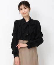 画像をギャラリービューアに読み込む, フリルボウタイブラウス/MM448101