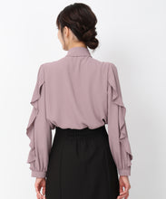 画像をギャラリービューアに読み込む, フリルボウタイブラウス/MM448101