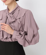 画像をギャラリービューアに読み込む, フリルボウタイブラウス/MM448101