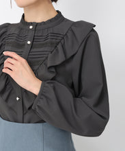 画像をギャラリービューアに読み込む, ピンタックレースフリルブラウス/MM448102