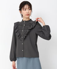画像をギャラリービューアに読み込む, ピンタックレースフリルブラウス/MM448102