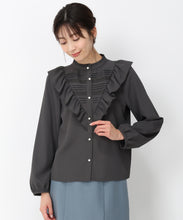 画像をギャラリービューアに読み込む, ピンタックレースフリルブラウス/MM448102