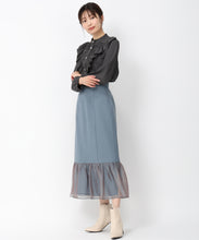 画像をギャラリービューアに読み込む, ピンタックレースフリルブラウス/MM448102