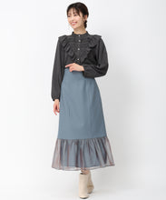 画像をギャラリービューアに読み込む, ピンタックレースフリルブラウス/MM448102