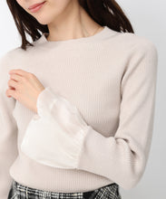画像をギャラリービューアに読み込む, 【10月上旬発売予定/WEB先行予約販売】ブライトバルーンスリーブニット/MM448311