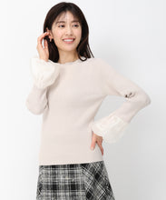 画像をギャラリービューアに読み込む, 【10月上旬発売予定/WEB先行予約販売】ブライトバルーンスリーブニット/MM448311