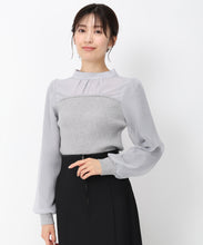 画像をギャラリービューアに読み込む, ボウタイビスチェドッキングニット/MM448312