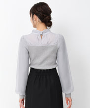 画像をギャラリービューアに読み込む, ボウタイビスチェドッキングニット/MM448312