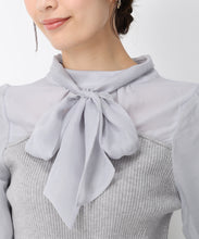 画像をギャラリービューアに読み込む, ボウタイビスチェドッキングニット/MM448312