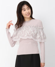 画像をギャラリービューアに読み込む, 【10月上旬発売予定/WEB先行予約販売】バリエーションラッフル2wayニット/MM448313