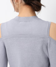 画像をギャラリービューアに読み込む, 肩開きレイヤード風ニット/MM448316