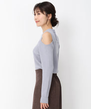 画像をギャラリービューアに読み込む, 肩開きレイヤード風ニット/MM448316