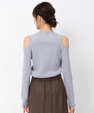 画像をギャラリービューアに読み込む, 肩開きレイヤード風ニット/MM448316