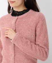 画像をギャラリービューアに読み込む, クロップドラメフェザーカーデ/MM448402