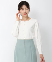 画像をギャラリービューアに読み込む, ベーシックビジュー釦カーディガン/MM448406