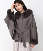 画像をギャラリービューアに読み込む, 【10月上旬発売予定/WEB先行予約販売】ポンチョコート/MM448601 (チャコールグレー)