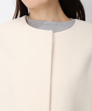 画像をギャラリービューアに読み込む, 【10月上旬発売予定/WEB先行予約販売】ポケットファー付きコクーンショートコート