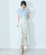 画像をギャラリービューアに読み込む, 【予約販売/4月下旬発売予定】ボウタイフリルシアーラメブラウス/MM628115