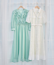 画像をギャラリービューアに読み込む, フリルカラーシアーワンピース/MM617409