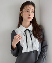 画像をギャラリービューアに読み込む, フリルブラウスミニワンピース/MM447404