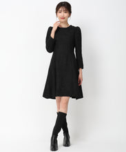 画像をギャラリービューアに読み込む, レース襟ミニツイードワンピース /MM447418
