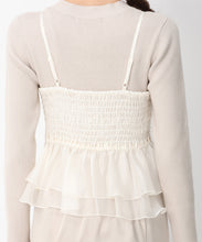 画像をギャラリービューアに読み込む, キャミ付きドッキングワンピース/MM447420