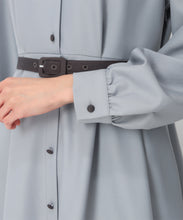 画像をギャラリービューアに読み込む, 配色長袖シャツワンピース/MM447423