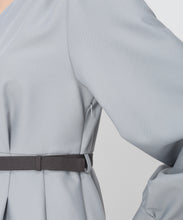 画像をギャラリービューアに読み込む, 配色長袖シャツワンピース/MM447423