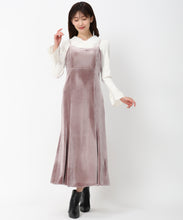 画像をギャラリービューアに読み込む, ベロアキャミワンピース/MM447424