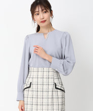 画像をギャラリービューアに読み込む, 裏地付きパールブラウス/MM448104