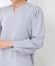 画像をギャラリービューアに読み込む, 裏地付きパールブラウス/MM448104