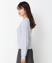 画像をギャラリービューアに読み込む, ラメフラッフィーチェック柄ハイネックニットMM448322