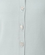 画像をギャラリービューアに読み込む, ビジュー釦Vネックカーデ/MM448405