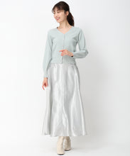 画像をギャラリービューアに読み込む, ビジュー釦Vネックカーデ/MM448405