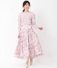 画像をギャラリービューアに読み込む, インクフラワーメッシュスカート/MM517201