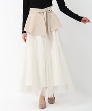 画像をギャラリービューアに読み込む, カバーベルト付きチュールスカート/MM517205