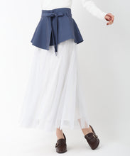 画像をギャラリービューアに読み込む, カバーベルト付きチュールスカート/MM517205