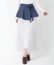 画像をギャラリービューアに読み込む, カバーベルト付きチュールスカート/MM517205